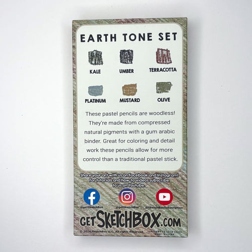 SketchBox Signature Woodless Pastel Pencil 6 Set ShopSketchBox