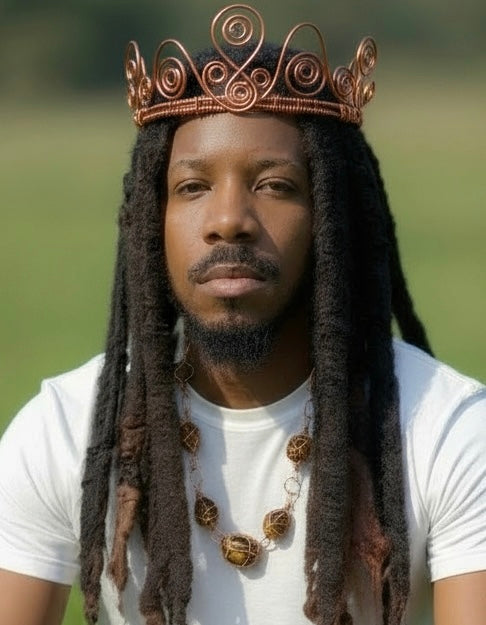 Custom Tiger's Eye Chunky Link Neck Jewelry The Vibez Shop