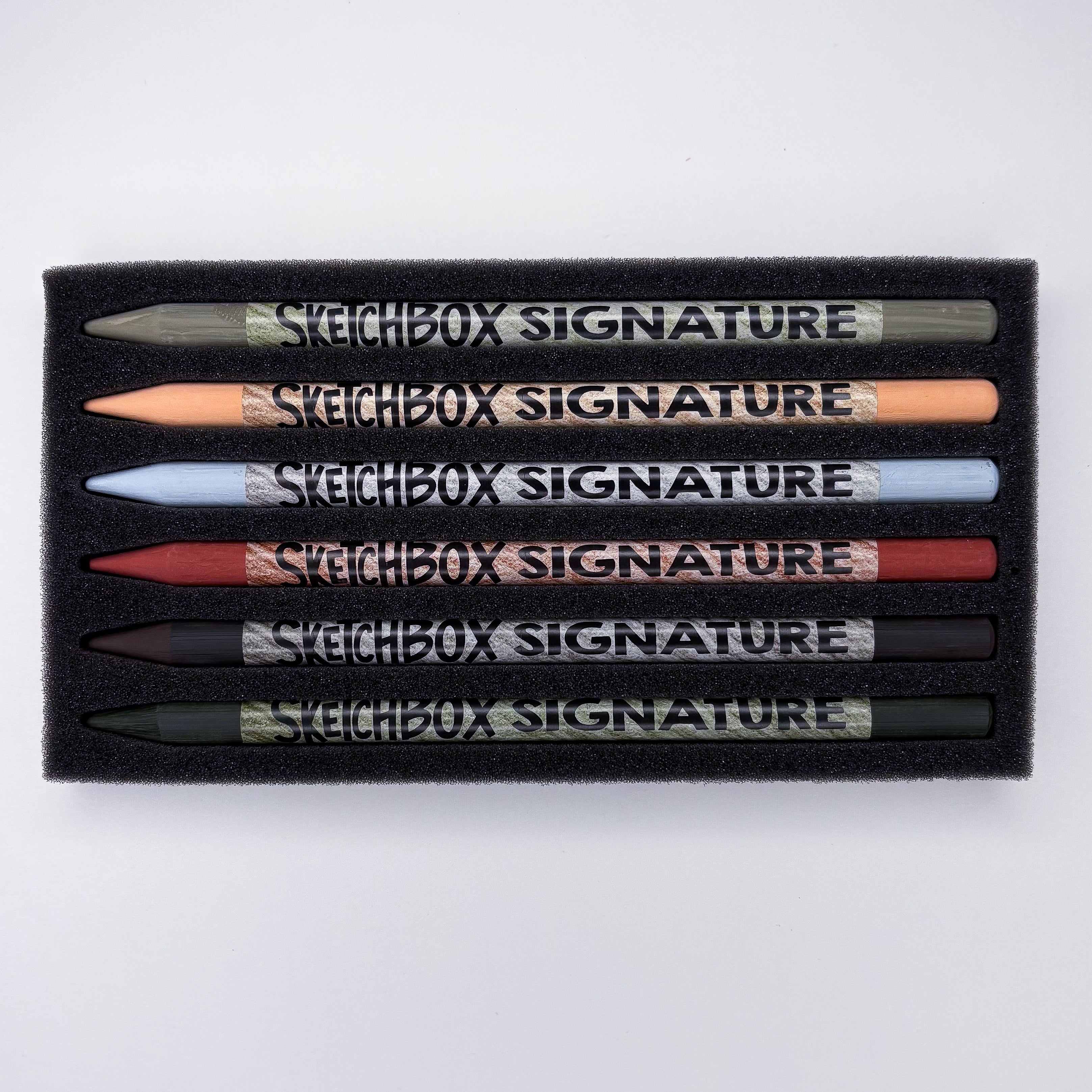 SketchBox Signature Woodless Pastel Pencil 6 Set ShopSketchBox