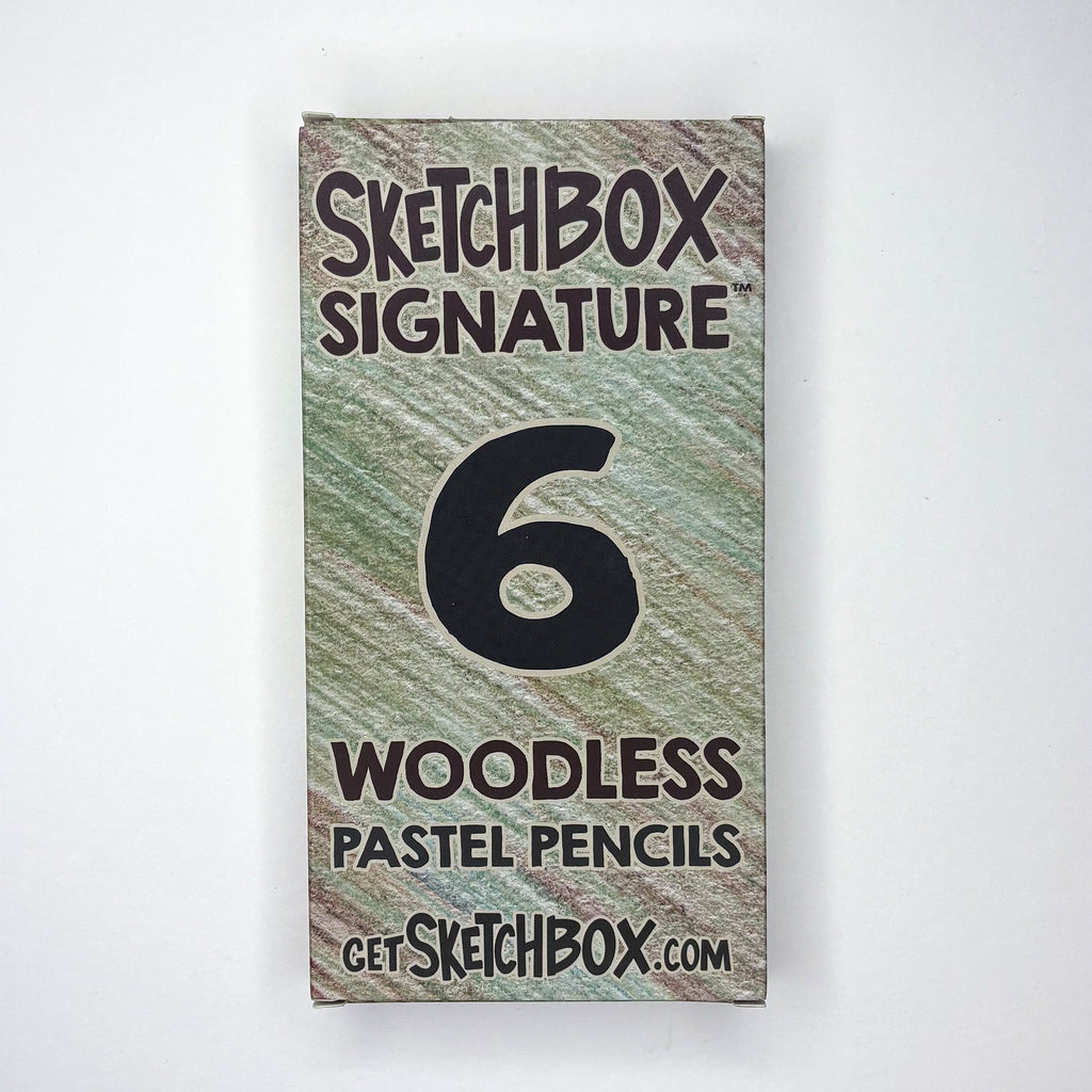SketchBox Signature Woodless Pastel Pencil 6 Set ShopSketchBox