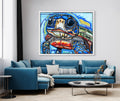 Cute Baby Turtle - Art Prints (landscape) Vichy's Art