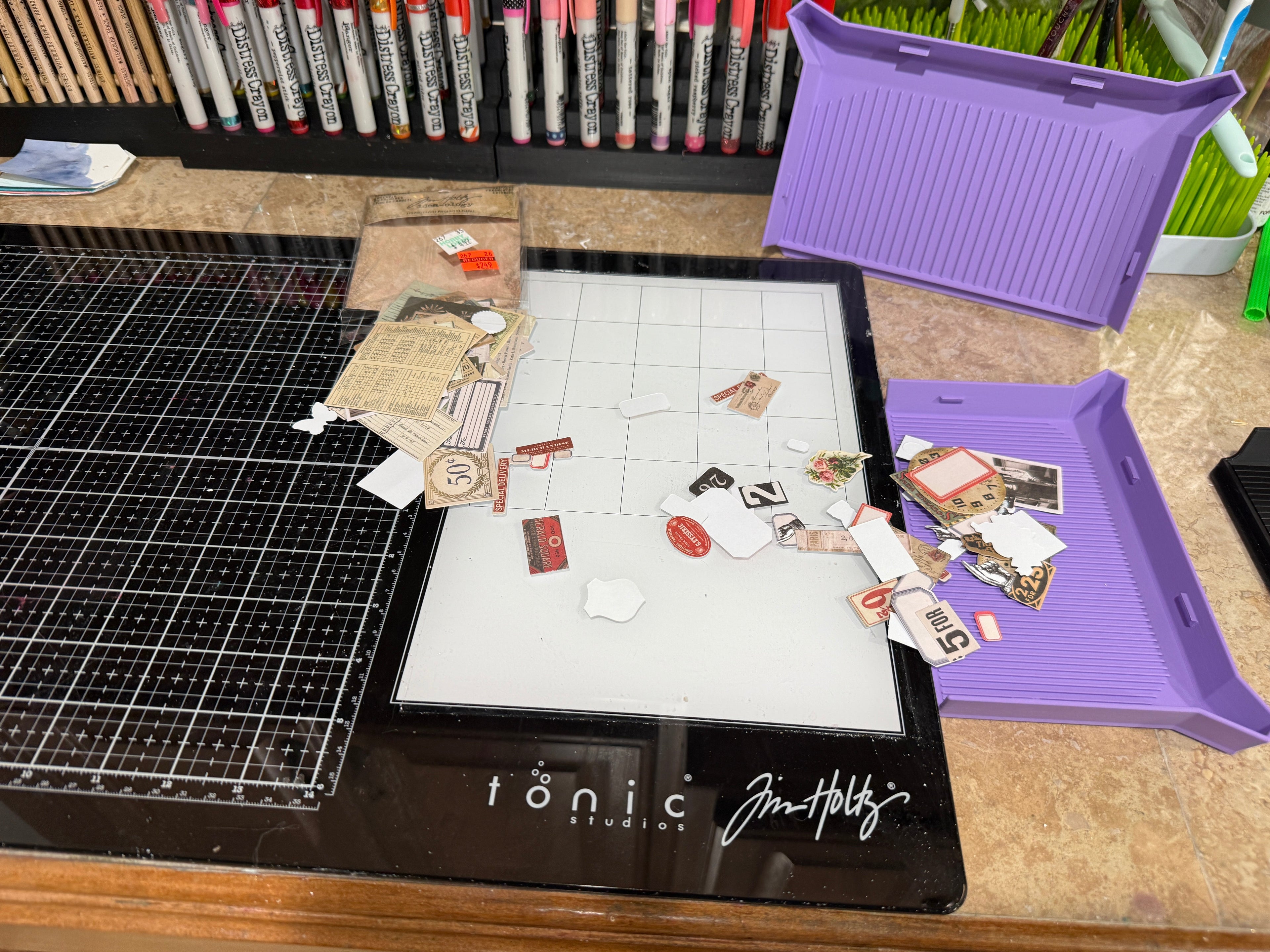 Multi-Purpose Craft Cleanup Tray with Pour Corners and Non-Slip Feet (Set of 2) Y-Axis Printing LLC