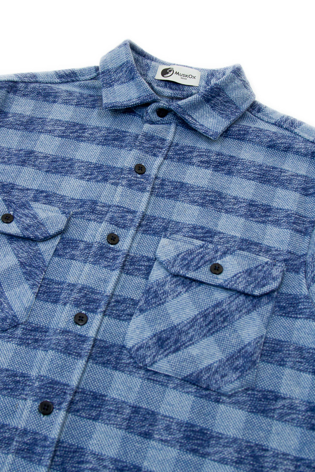Grand Flannel, Checkered Blue MuskOx Flannels