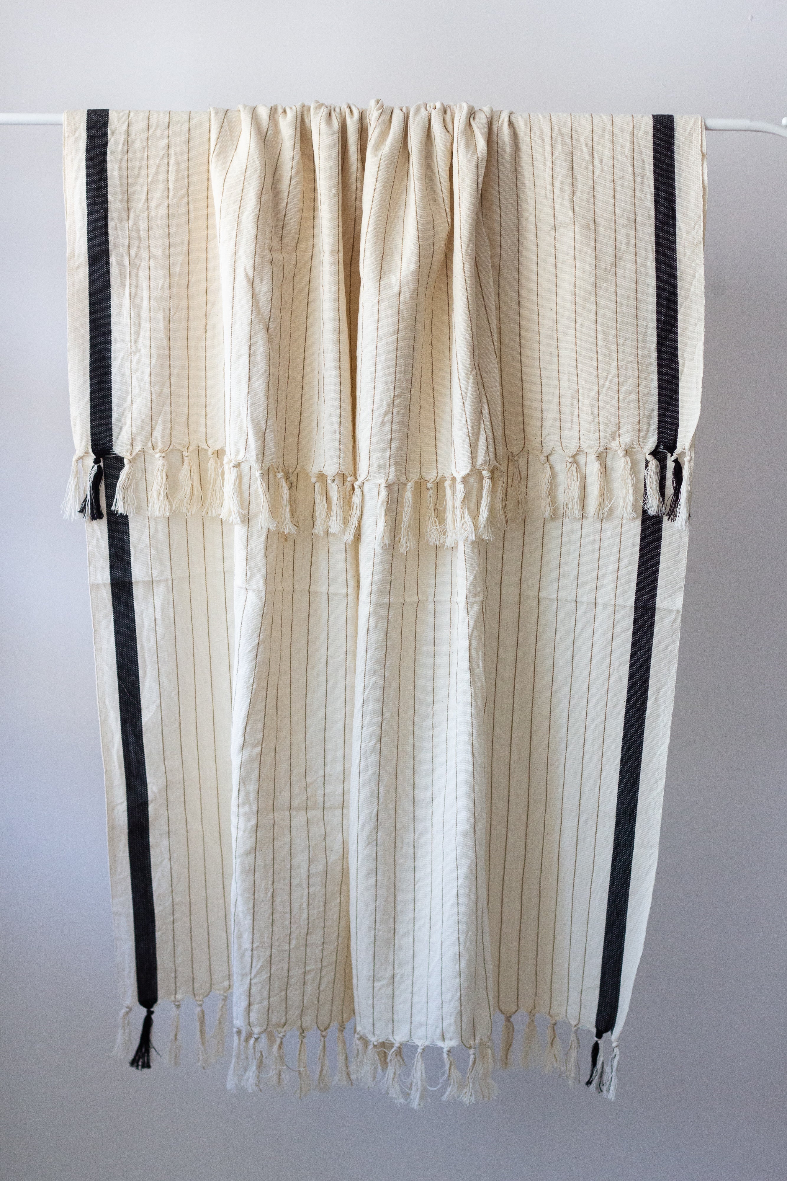 Drama Cotton Linen Towels Eastern Woven