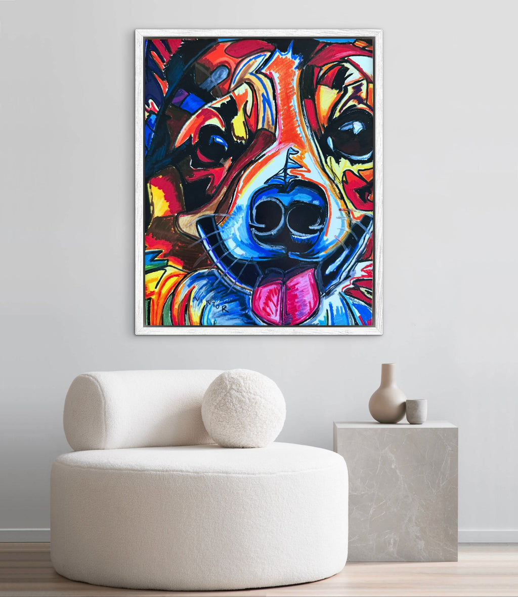 Hazel The Corgi - Art Prints Vichy's Art