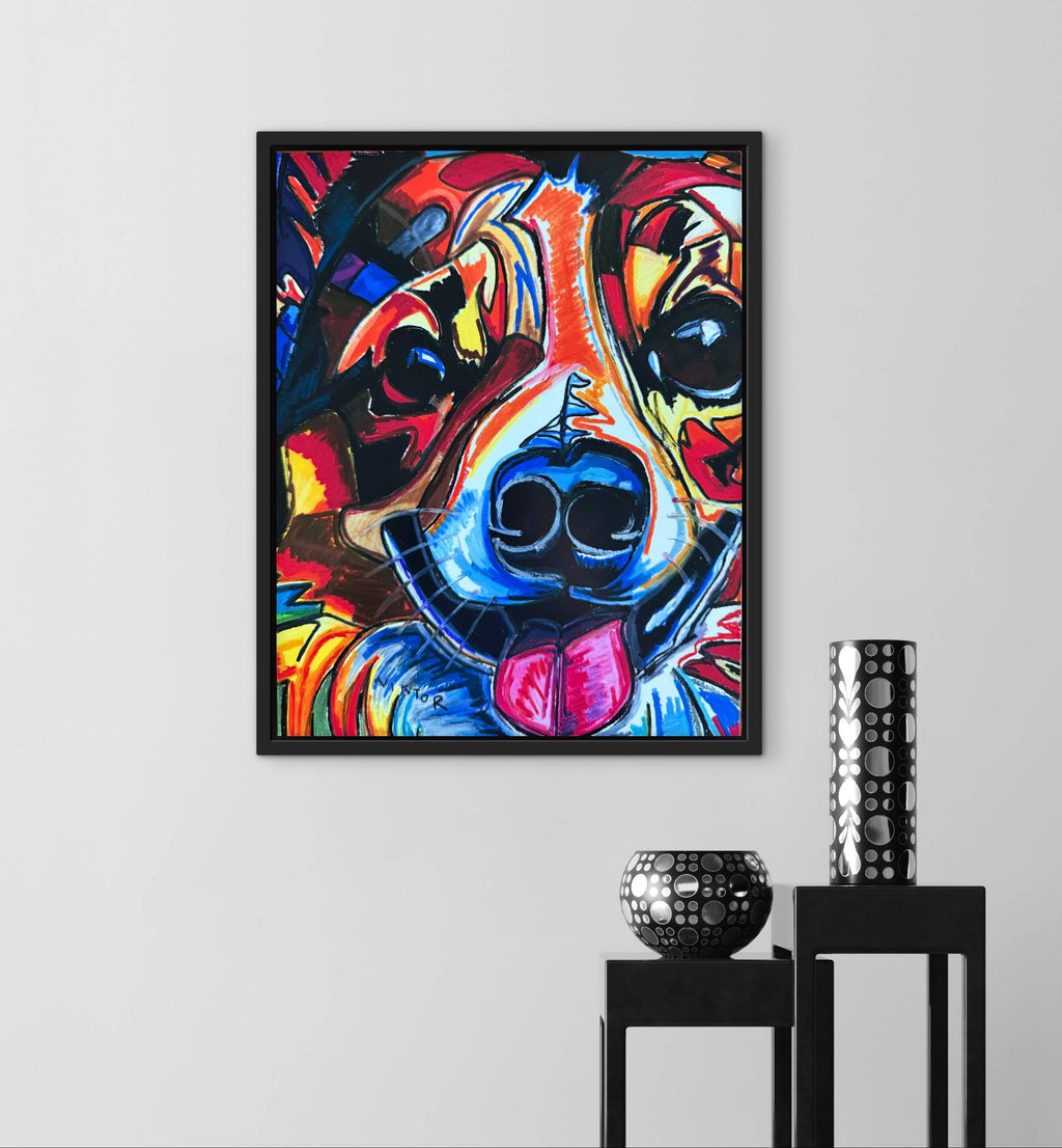 Hazel The Corgi - Art Prints Vichy's Art