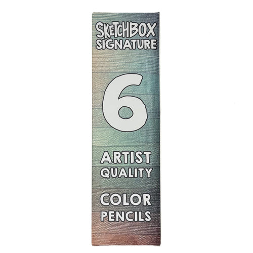 SketchBox Signature Colored Pencil 6 Set ShopSketchBox