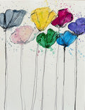 7 flowers - Art Prints Vichy's Art