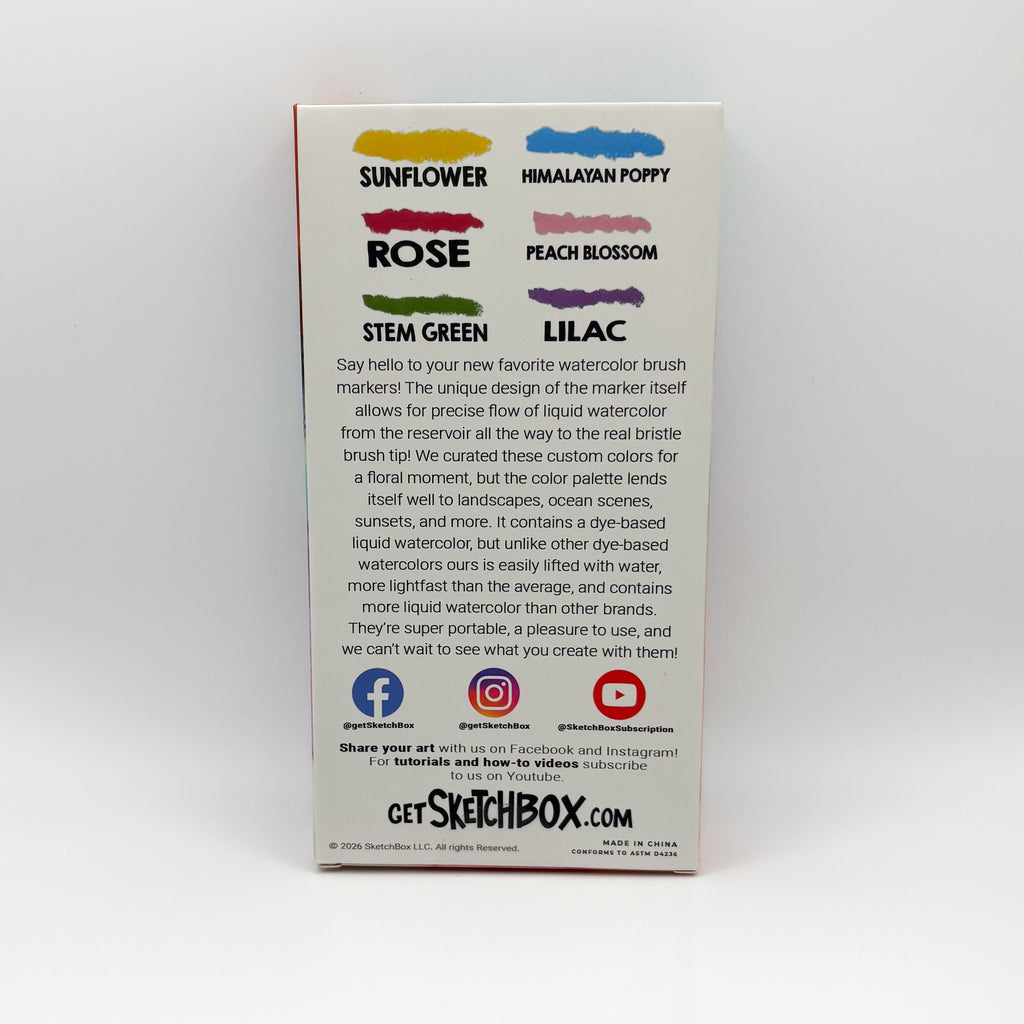 SketchBox Signature Watercolor Brush Marker Sets ShopSketchBox