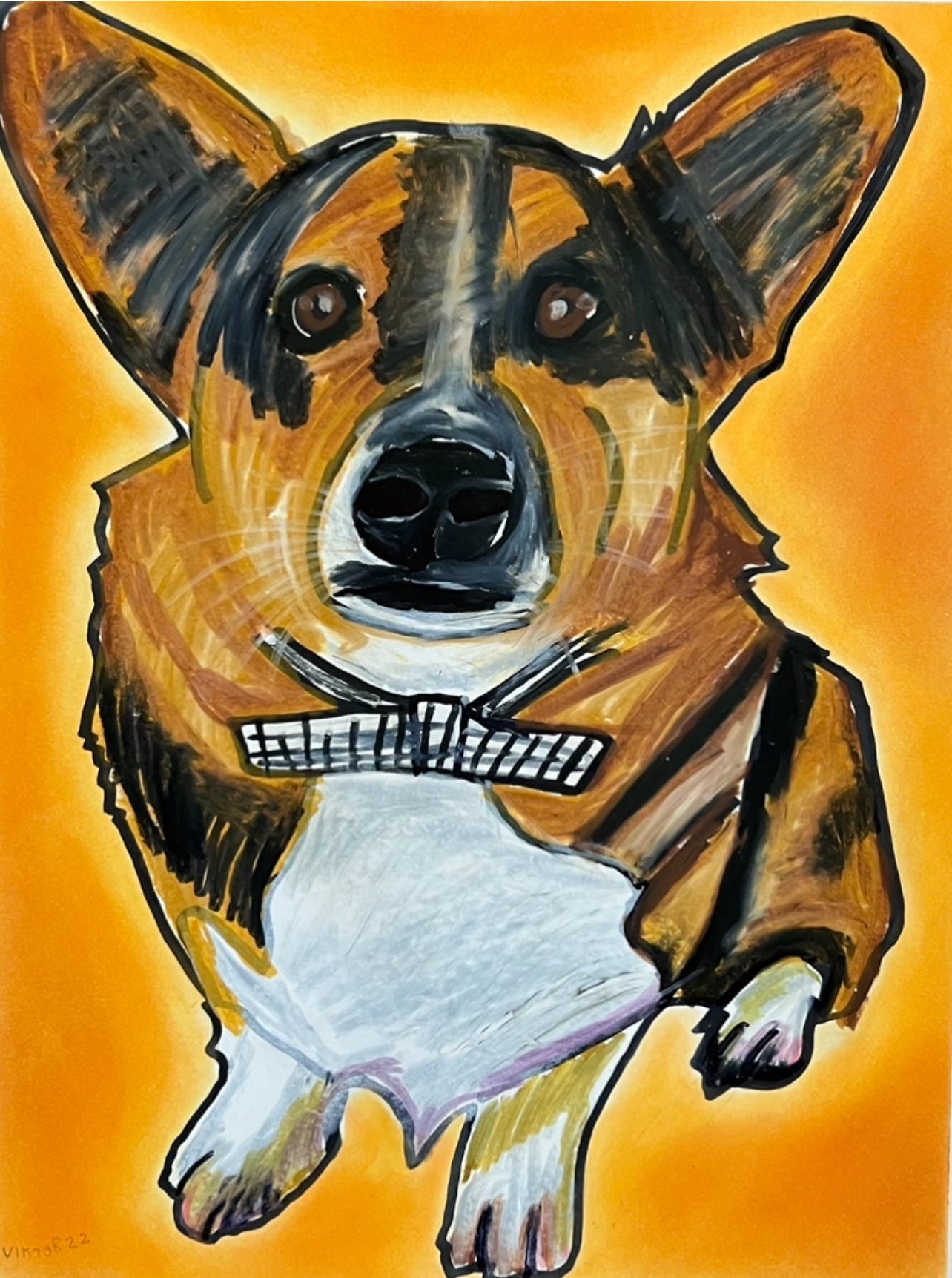 Amazing Corgi - Art Prints Vichy's Art