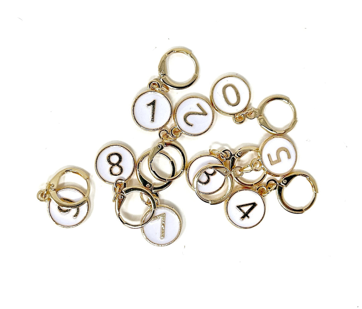 Numbered Stitch Markers (Set of 10) 0-9 Craft Easy Tools