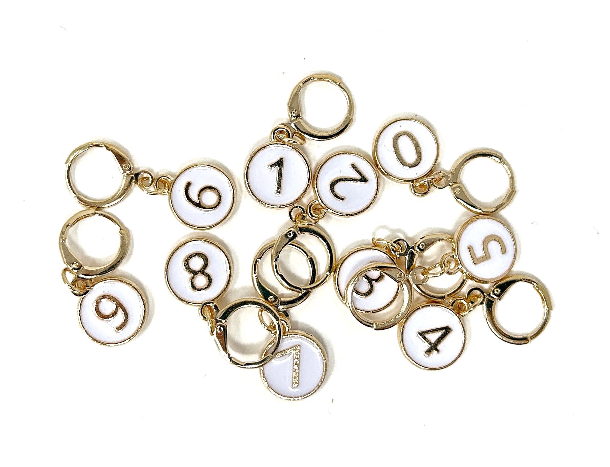 Numbered Stitch Markers (Set of 10) 0-9 Craft Easy Tools