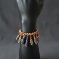 Chunky wire Wrapped Charm Bracelet The Vibez Shop