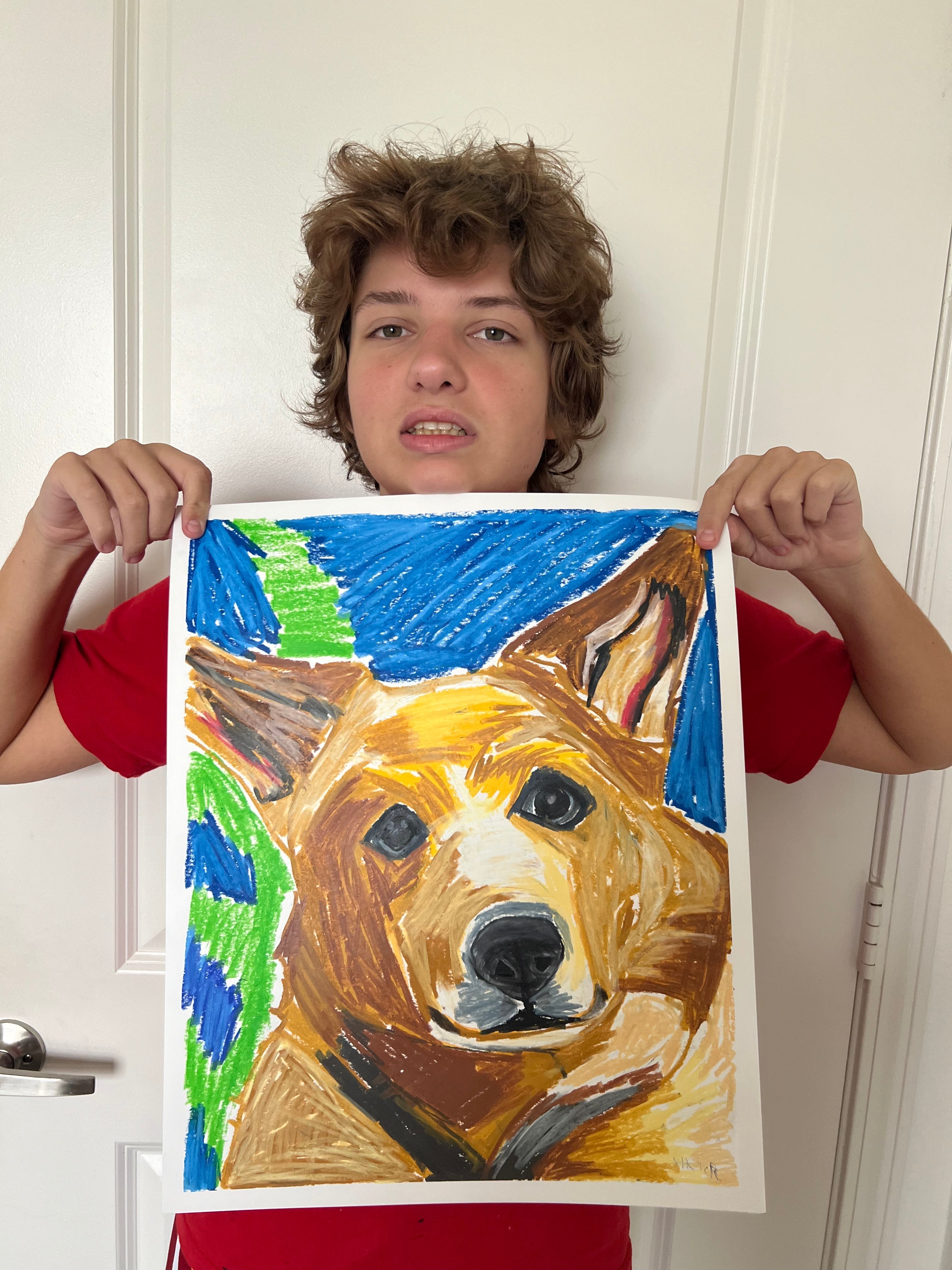 Archie, The Corgi - Art Prints Vichy's Art