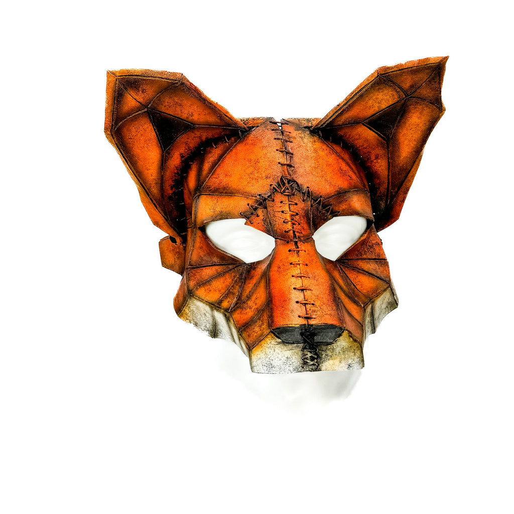Fox Handmade Genuine Leather Rockwell Masks