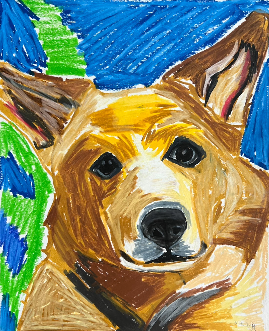 Archie, The Corgi - Art Prints Vichy's Art