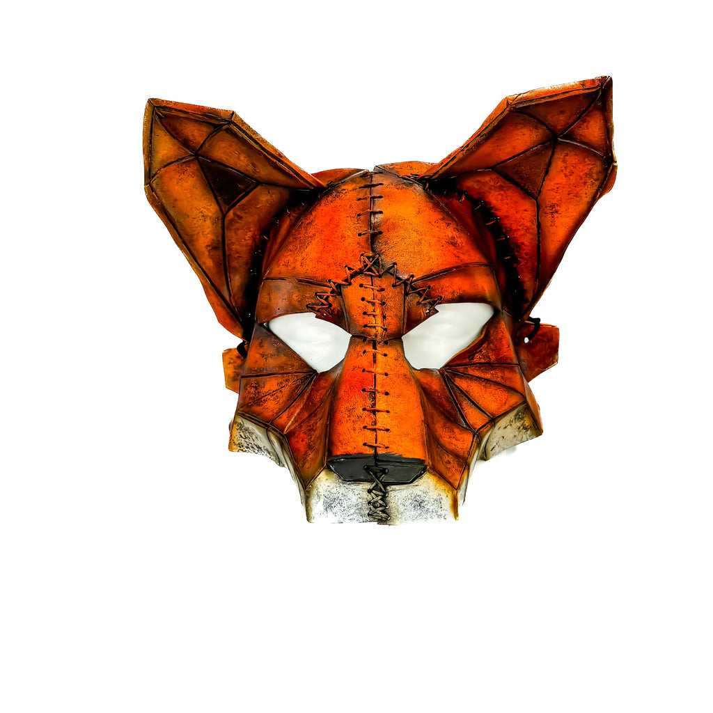 Fox Handmade Genuine Leather Rockwell Masks