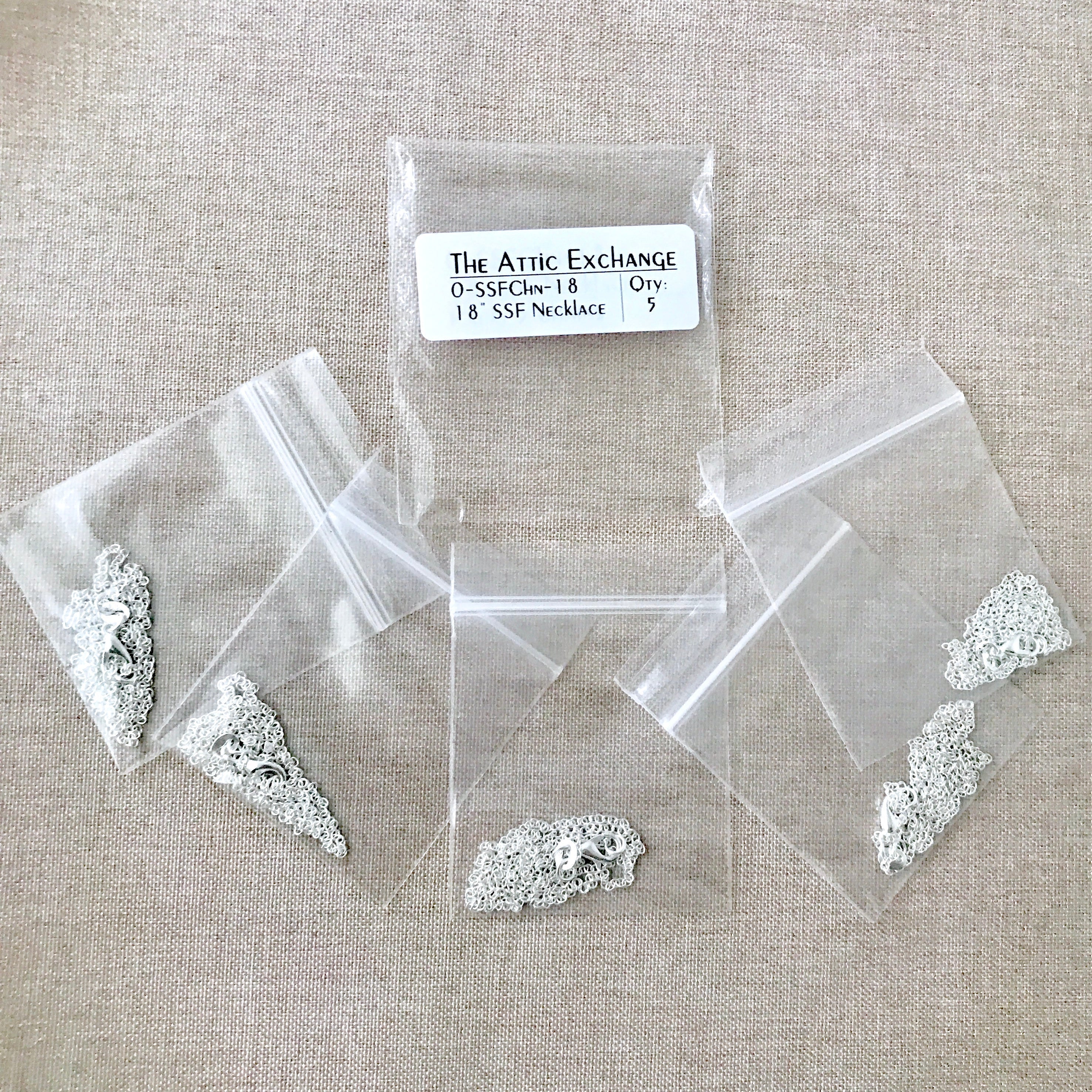 24" - 925 Sterling Silver Filled Necklace Chain - Dainty Fine - 24" - 24 Inch - Lobster Claw Clasp - .925 Stamped - Cable Chain The Attic Exchange