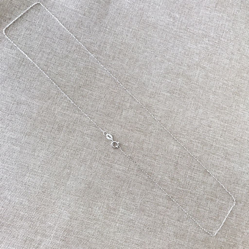 18" - 925 India Sterling Silver Chain - Super Fine - 18 Inch - Wholesale Chain - Spring Ring Clasp - .925 India Stamped - Cable Chain The Attic Exchange