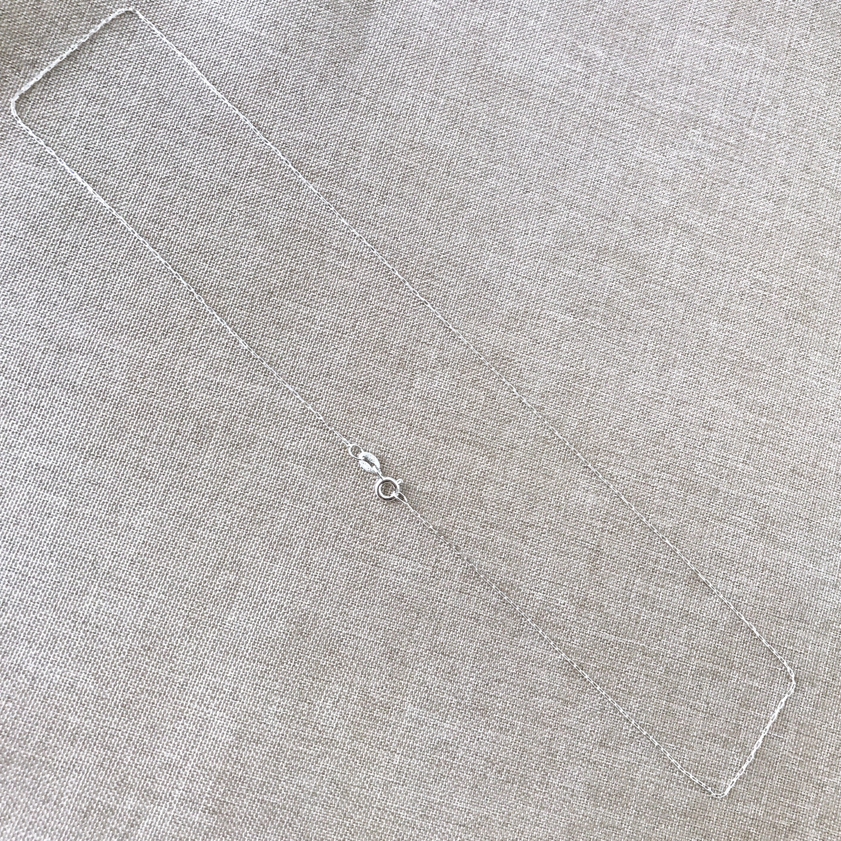 18" - 925 India Sterling Silver Chain - Super Fine - 18 Inch - Wholesale Chain - Spring Ring Clasp - .925 India Stamped - Cable Chain The Attic Exchange