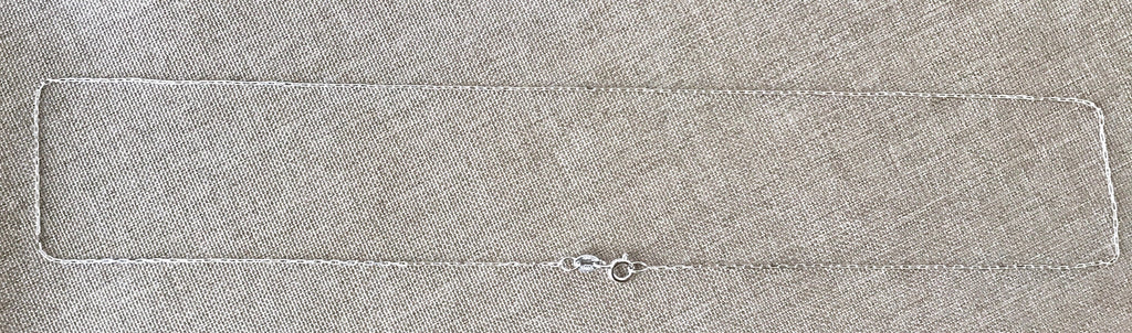 18" - 925 India Sterling Silver Chain - Super Fine - 18 Inch - Wholesale Chain - Spring Ring Clasp - .925 India Stamped - Cable Chain The Attic Exchange
