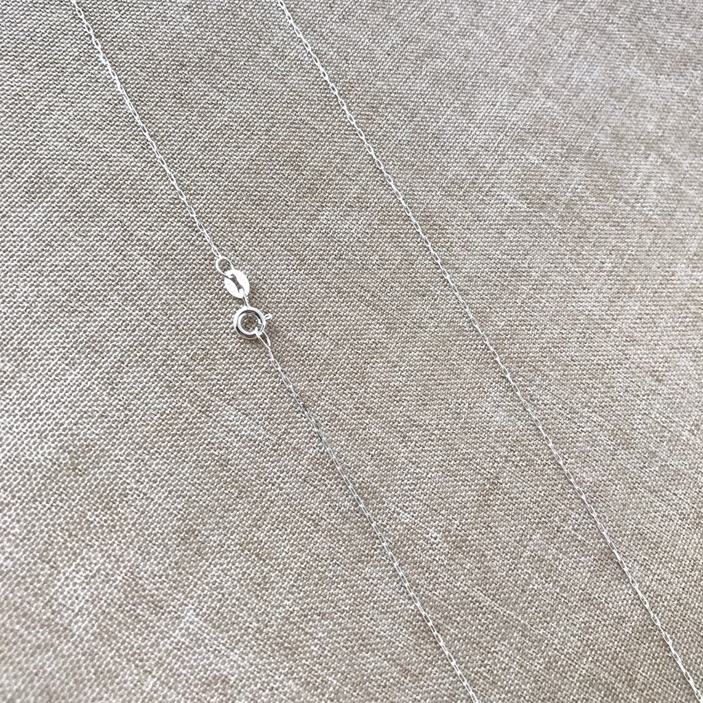 18" - 925 India Sterling Silver Chain - Super Fine - 18 Inch - Wholesale Chain - Spring Ring Clasp - .925 India Stamped - Cable Chain The Attic Exchange