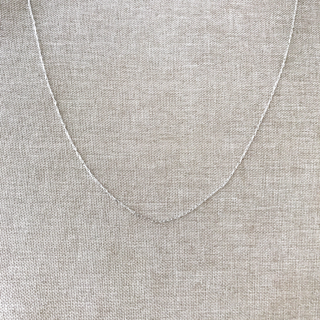 18" - 925 India Sterling Silver Chain - Super Fine - 18 Inch - Wholesale Chain - Spring Ring Clasp - .925 India Stamped - Cable Chain The Attic Exchange