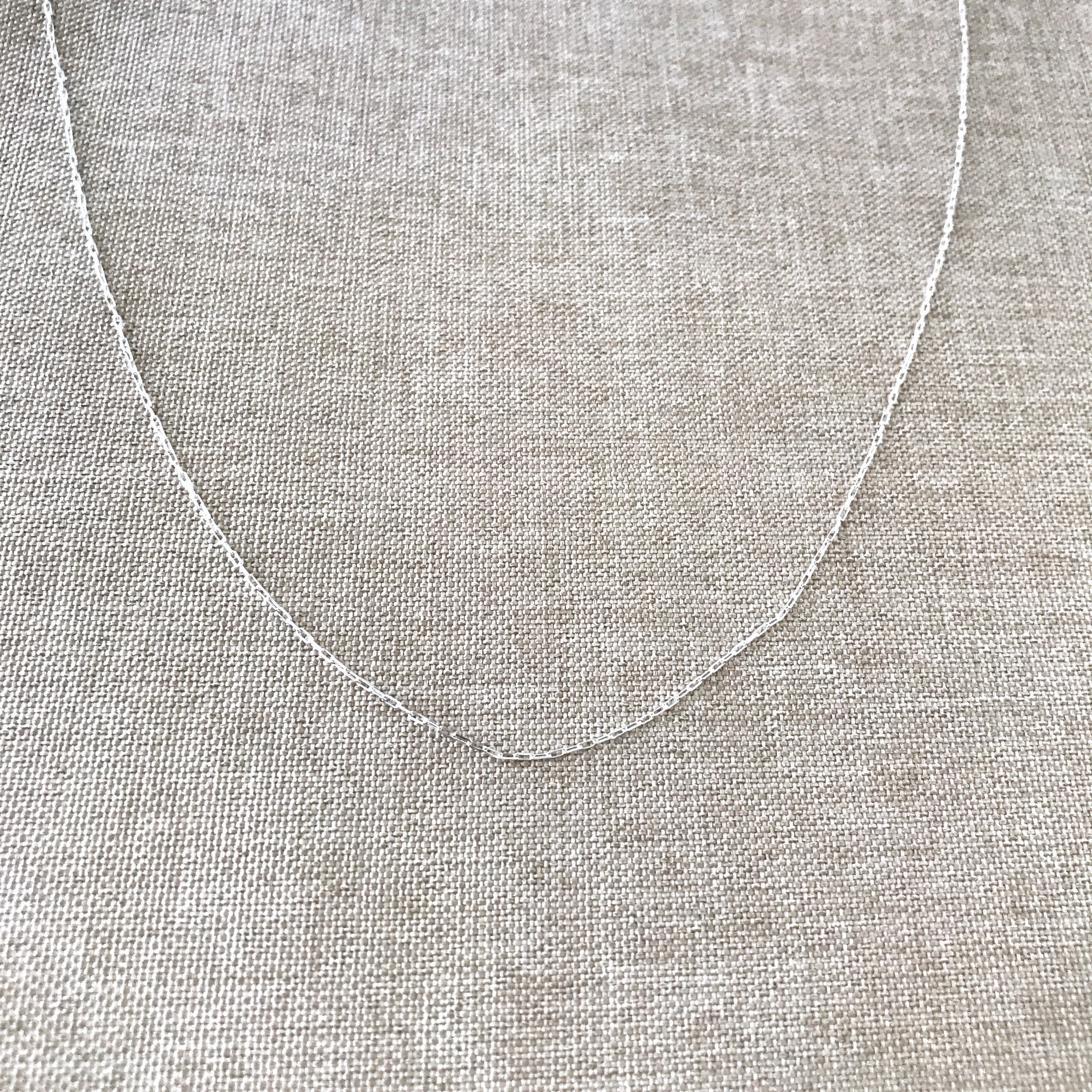 18" - 925 India Sterling Silver Chain - Super Fine - 18 Inch - Wholesale Chain - Spring Ring Clasp - .925 India Stamped - Cable Chain The Attic Exchange