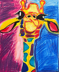 Emily, The Giraffe - Art Prints Vichy's Art
