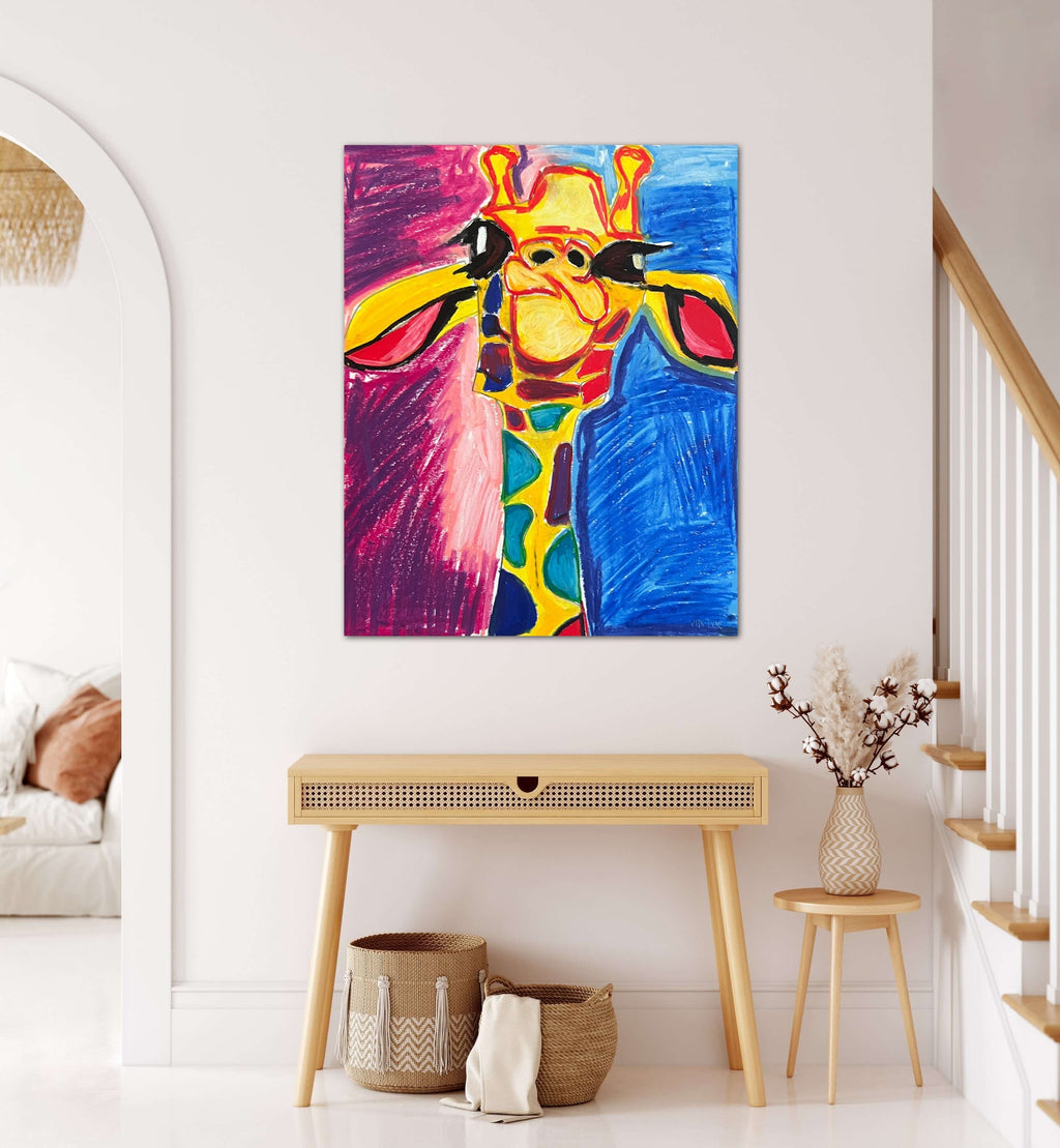 Emily, The Giraffe - Art Prints Vichy's Art