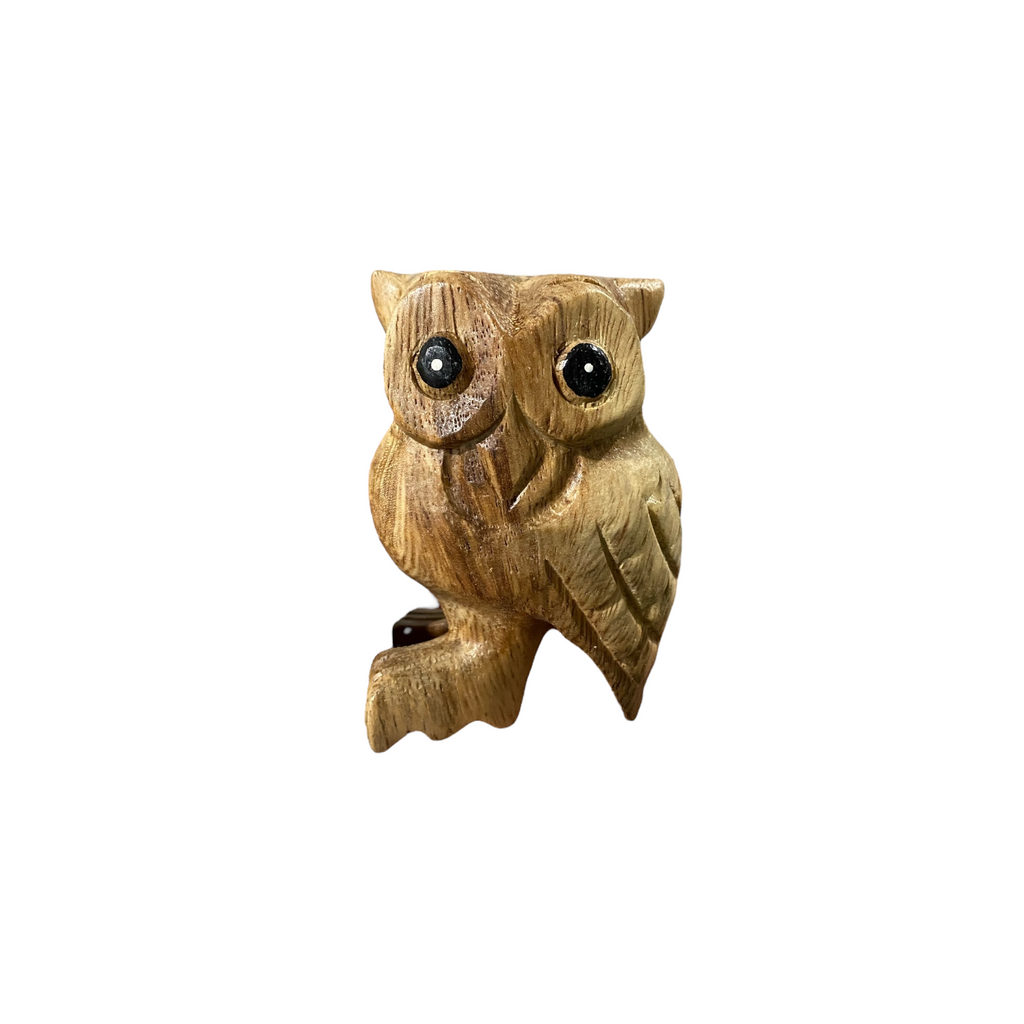3" Wooden Musical Whistle Owl  Instrument Music Frog Co