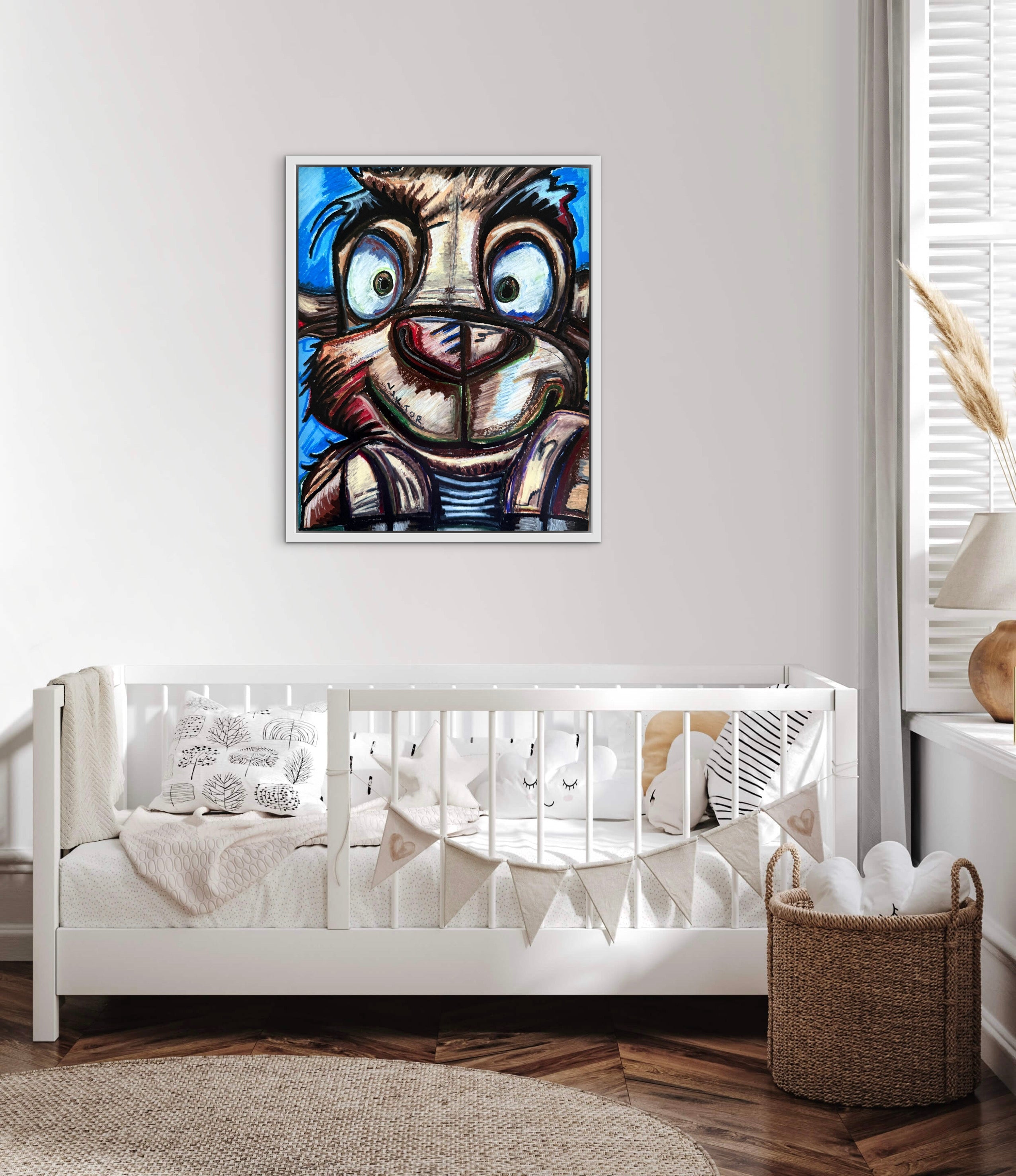 Cute Baby Goat - Art Prints Vichy's Art