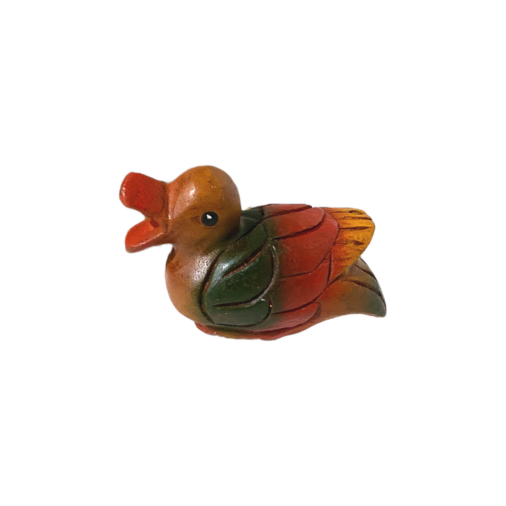 Painted Wooden Musical Whistle Duck Noise Maker Music Frog Co