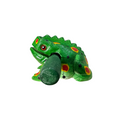 2" Wooden Musical Frog - Green Spring Design (Percussion Instrument) Music Frog Co