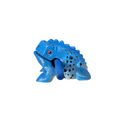 3" Wooden Musical Frog - Blue Dart Design (Percussion Instrument) Music Frog Co