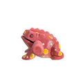 3" Wooden Musical Frog - Pink Design (Percussion Instrument) Music Frog Co