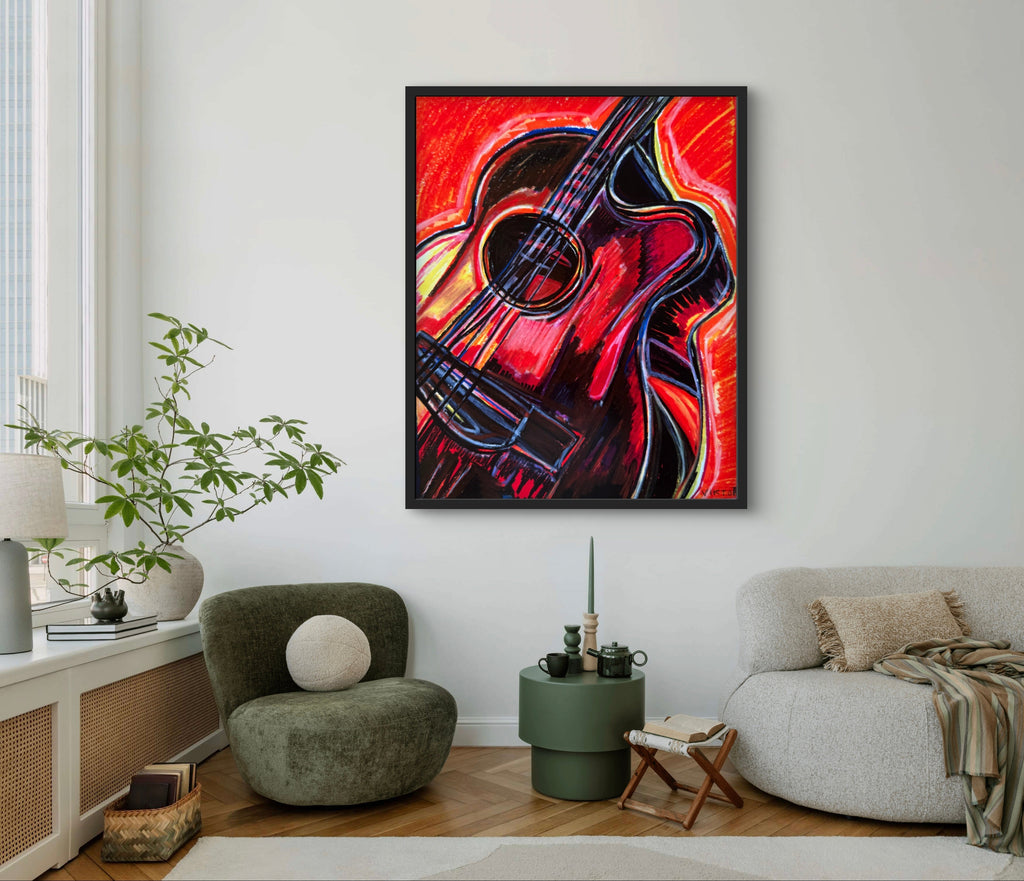 Guitar - Art Prints Vichy's Art
