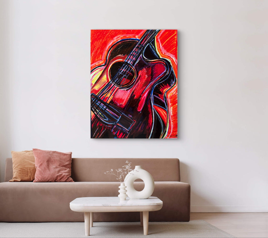 Guitar - Art Prints Vichy's Art