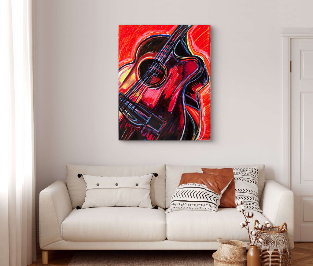 Guitar - Art Prints Vichy's Art