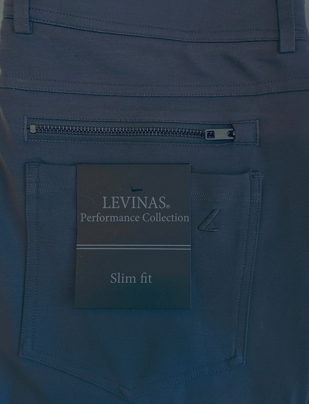 NEW & UPDATED Super - Stretch Men's Chinos //Casual// Navy - Performance Collection LEVINAS® Official