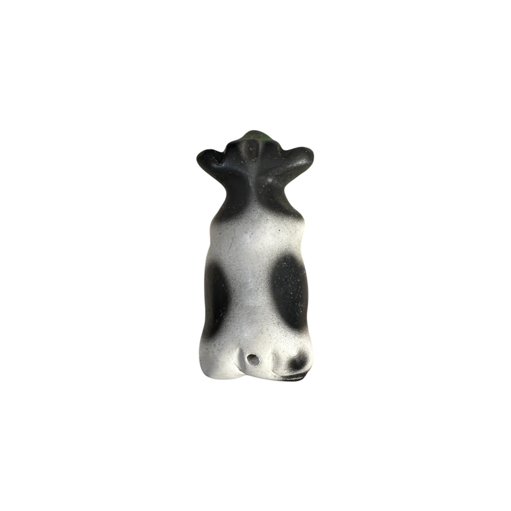 3" Painted Wooden Musical Whistle Cow Instrument Music Frog Co
