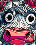 Melissa The Cow - Art Prints Vichy's Art