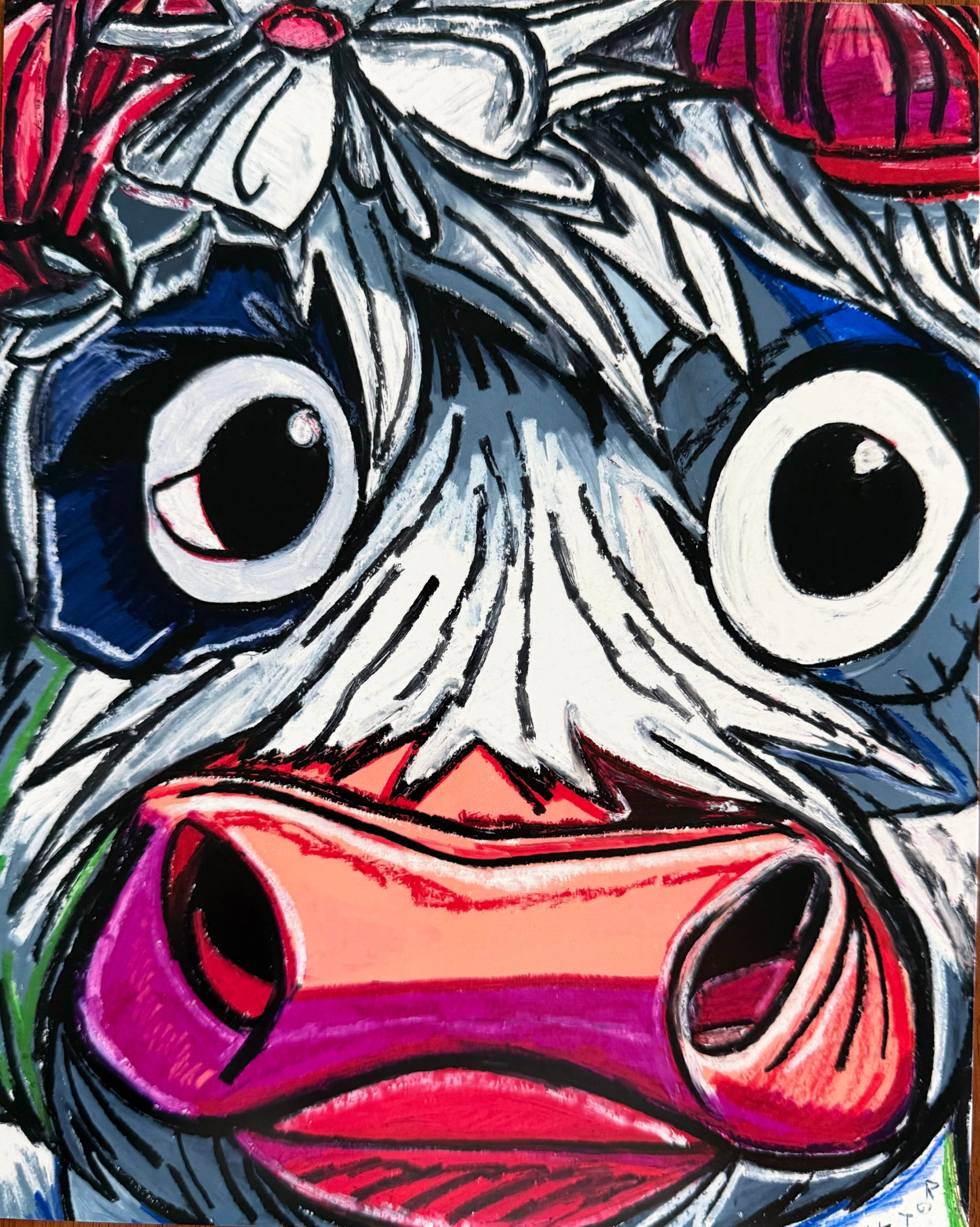 Melissa The Cow - Art Prints Vichy's Art