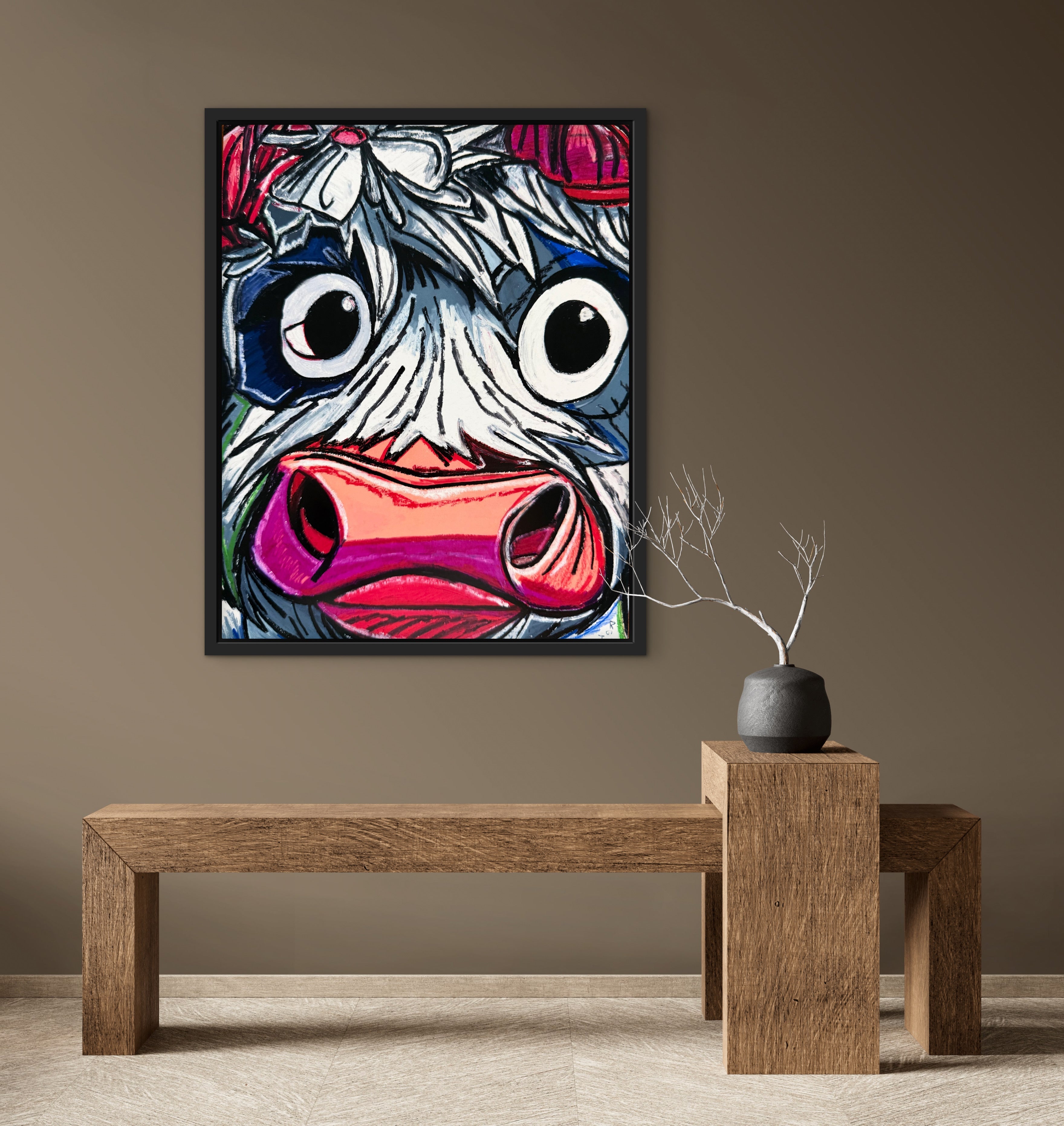 Melissa The Cow - Art Prints Vichy's Art