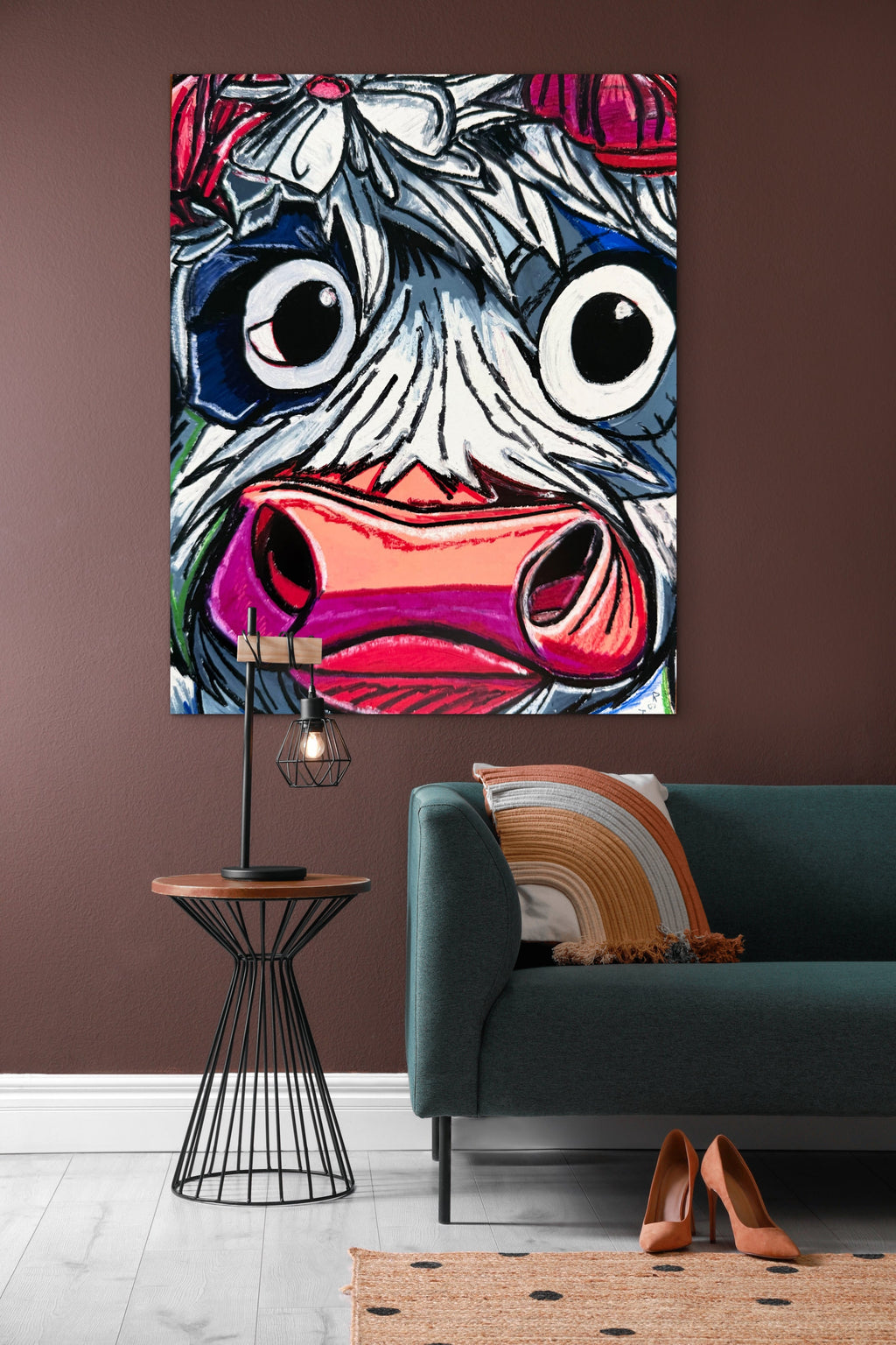 Melissa The Cow - Art Prints Vichy's Art