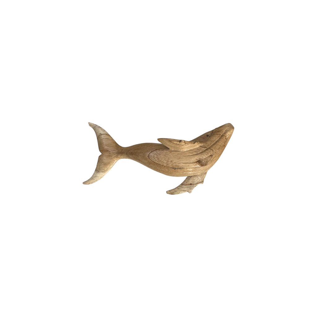 Wooden humpback whale whistle noise maker Music Frog Co