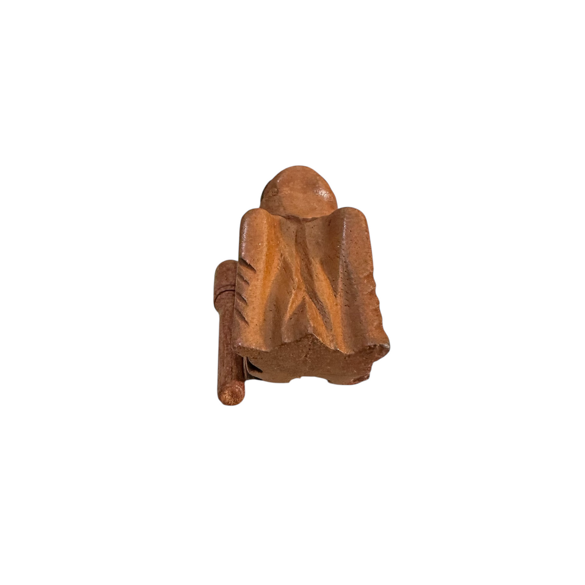 4" Dark Stained Wooden Musical Cricket Percussion Instrument Music Frog Co
