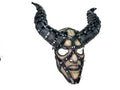 Evil Being - Handmade Genuine Horned Leather Devil/Demon/Satan Horned Mask Rockwell Masks