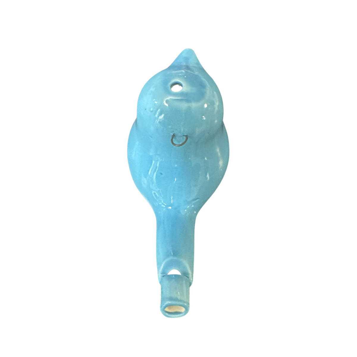 Ceramic Water Whistle Wind Instrument Blue Bird Music Frog Co