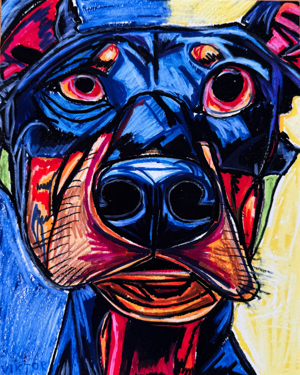 Dobermann - Art Prints Vichy's Art